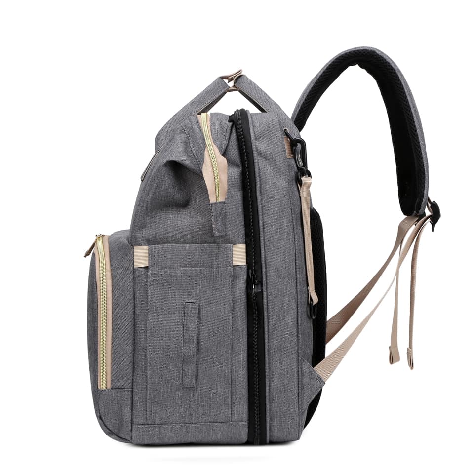 Nappy Bag - with Built-in Travel Cot the 2-in-1 Solution