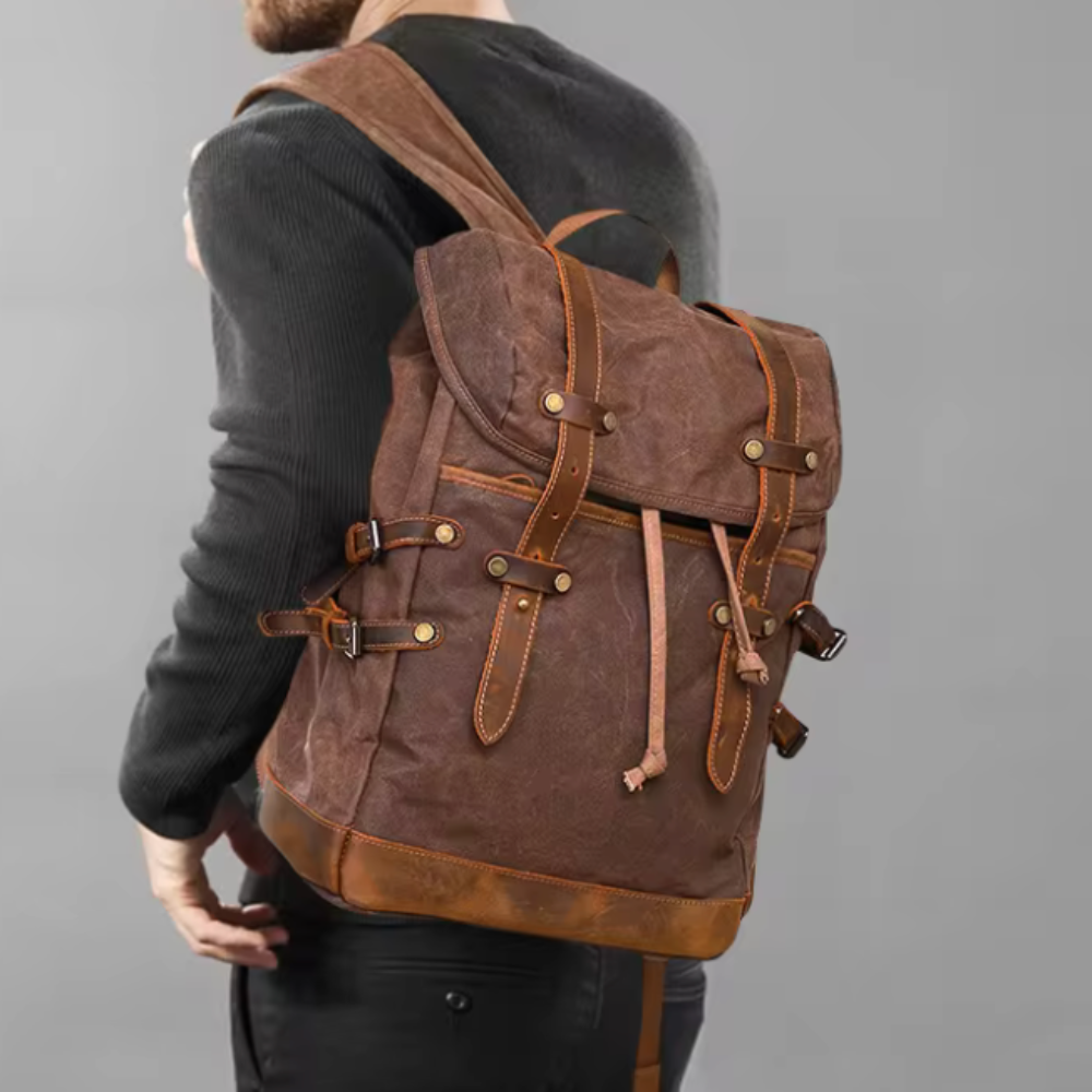 Travel Backpack – Brenton Waxed Canvas