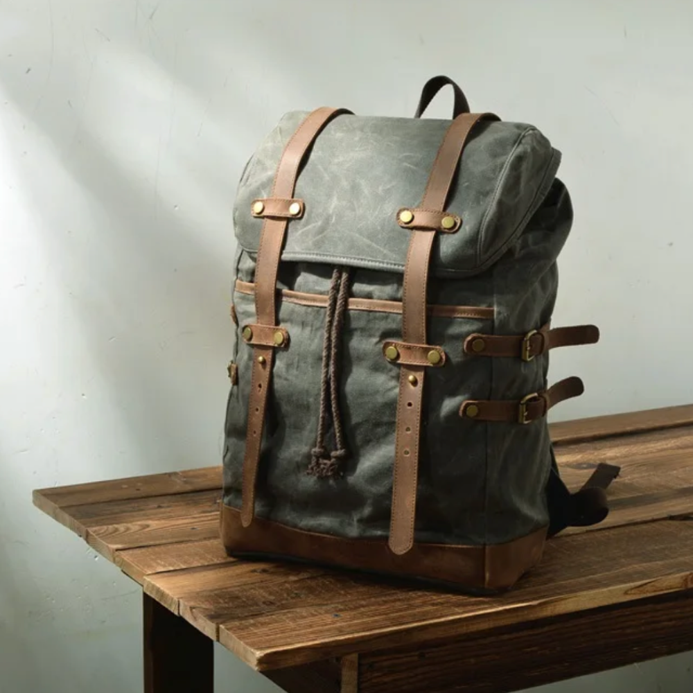 Travel Backpack – Brenton Waxed Canvas