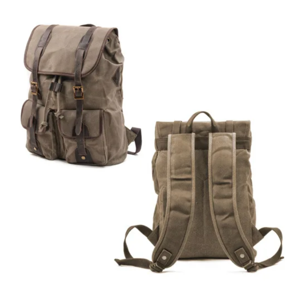 Travel Backpack – Rowen Waxed Canvas