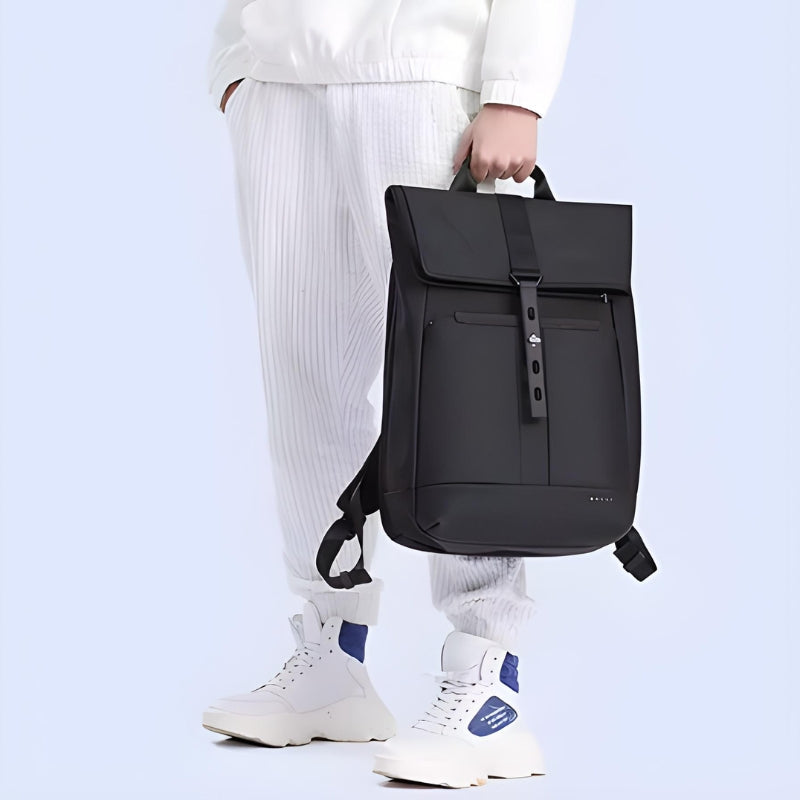 Travel Backpack 20L: Waterproof & Minimalist Roll-Top