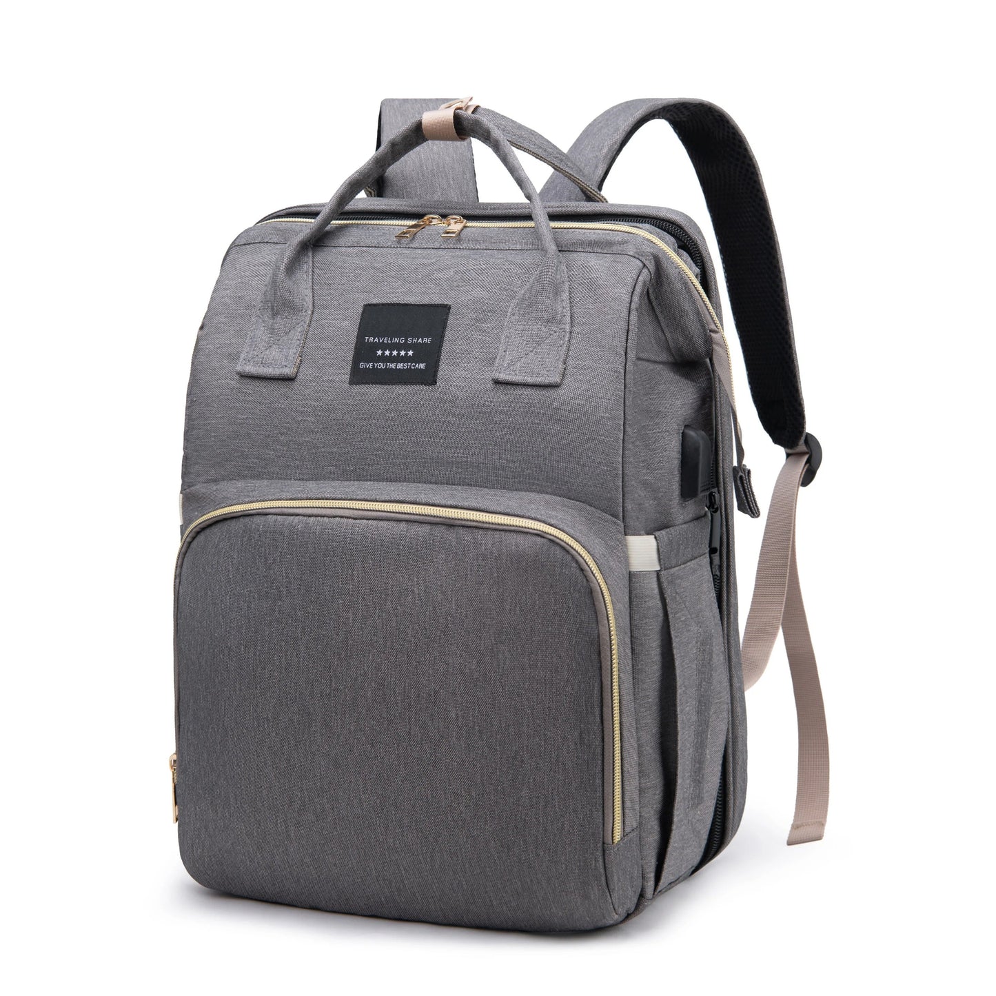 Nappy Bag - with Built-in Travel Cot the 2-in-1 Solution