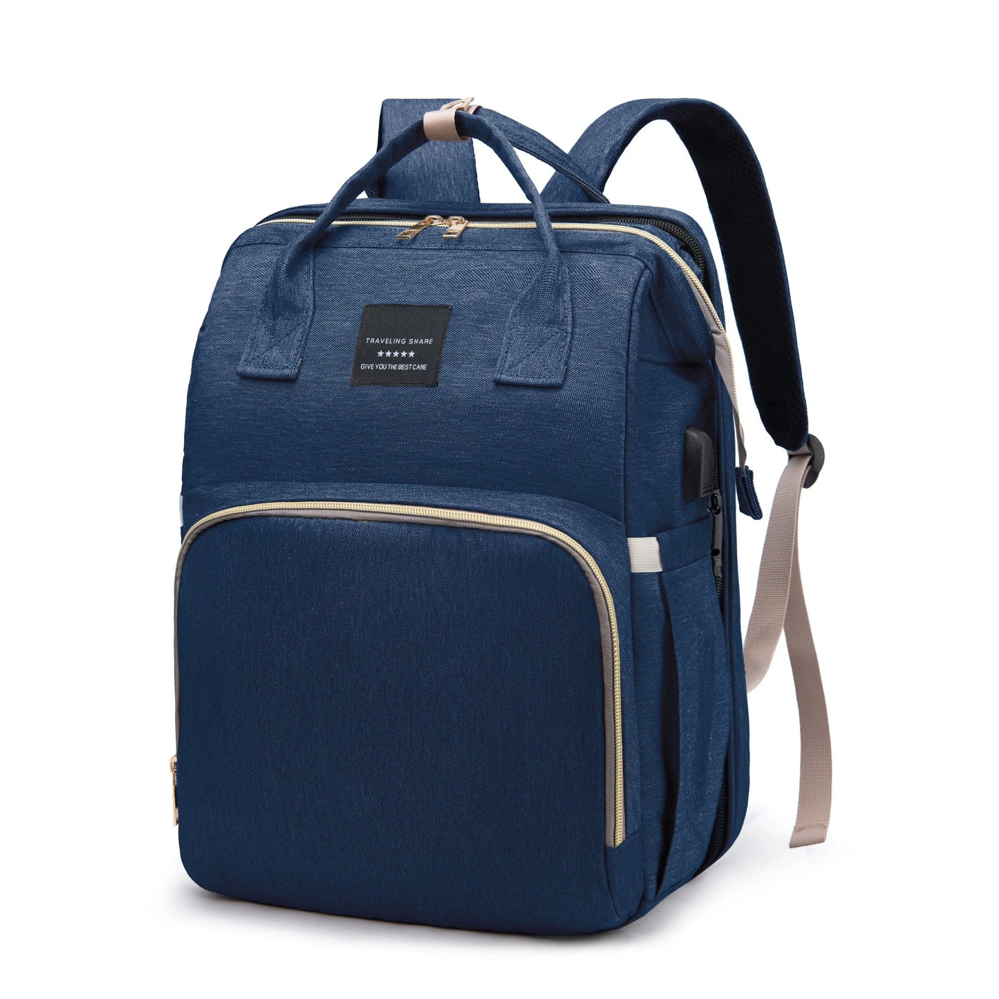 Nappy Bag - with Built-in Travel Cot the 2-in-1 Solution