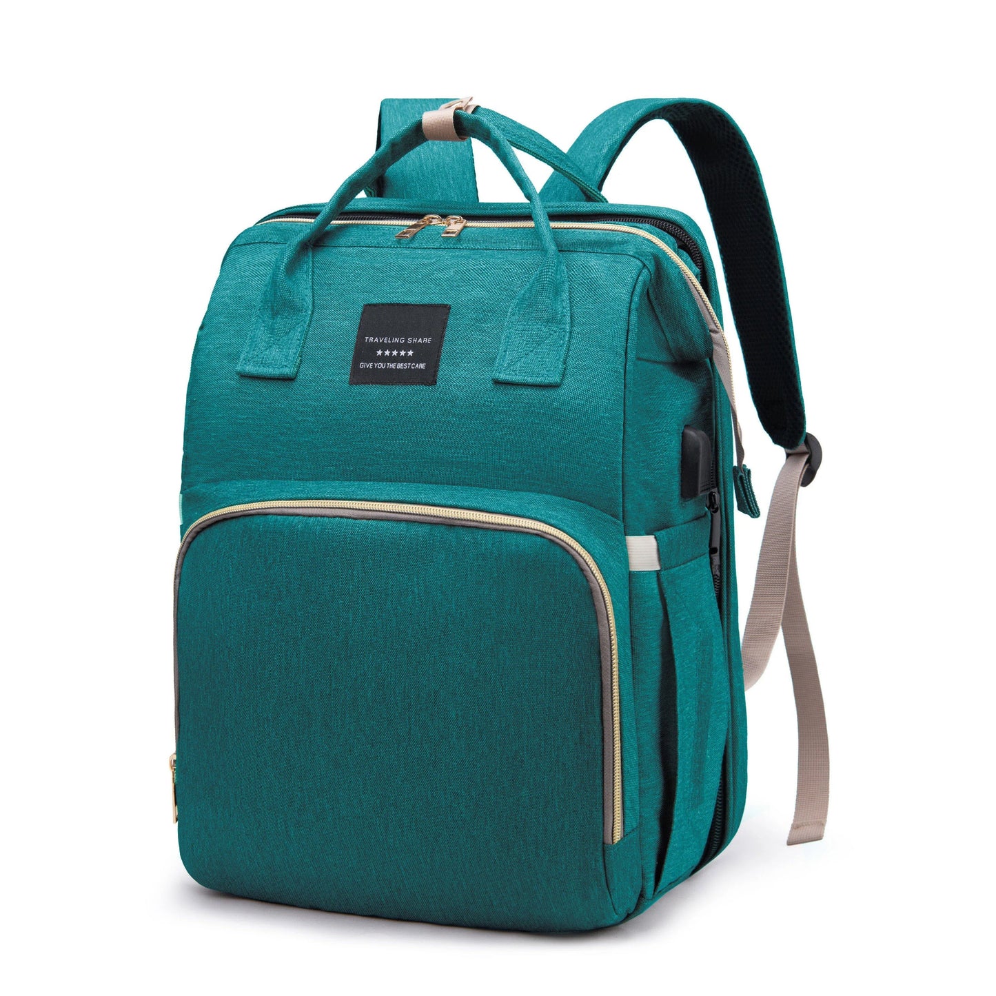 Nappy Bag - with Built-in Travel Cot the 2-in-1 Solution