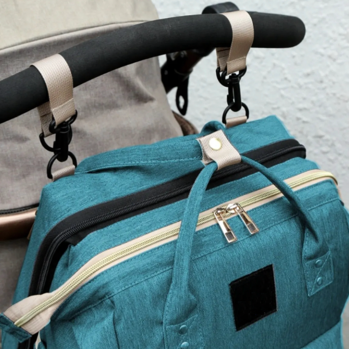 Nappy Bag - with Built-in Travel Cot the 2-in-1 Solution