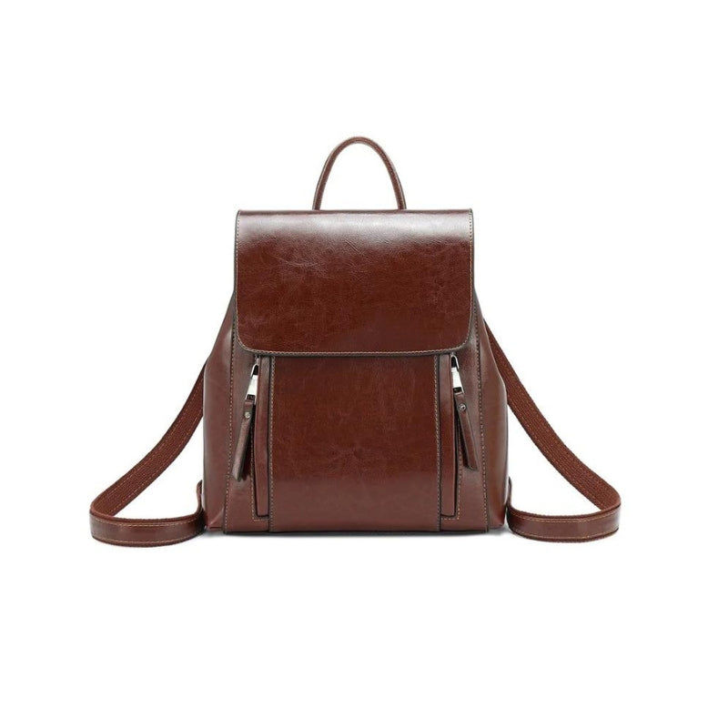 Leather Backpack - Timeless Elegance & Everyday Practicality for Women