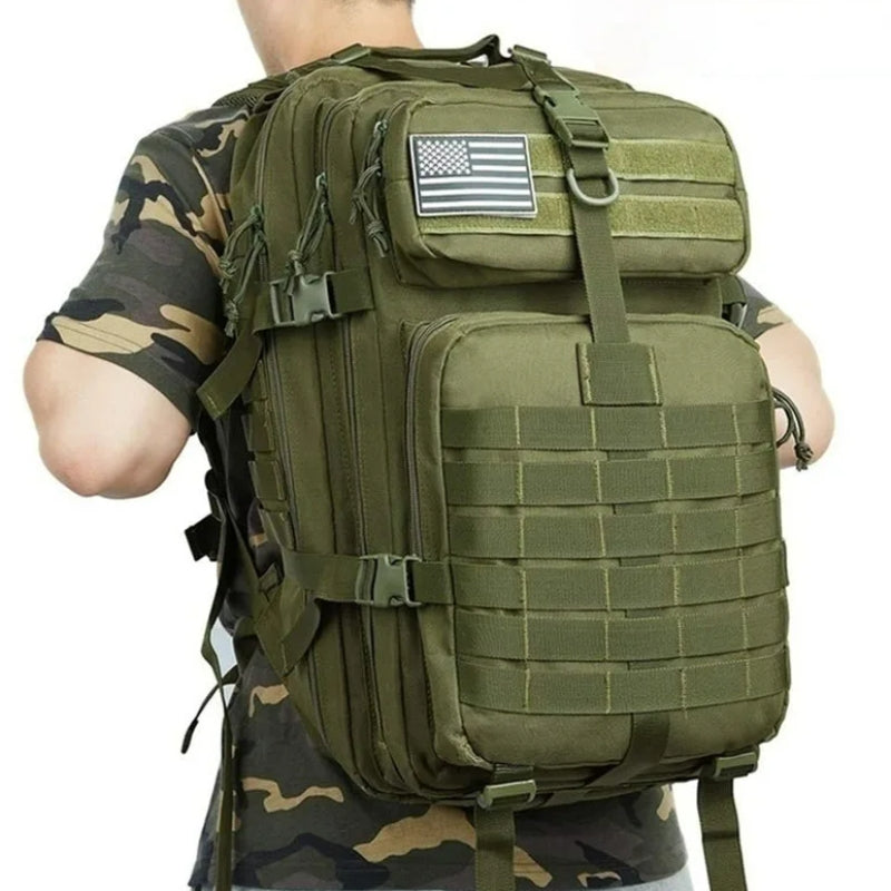 Hiking Backpack - Military: Heavy-Duty  for Hiking & Outdoor