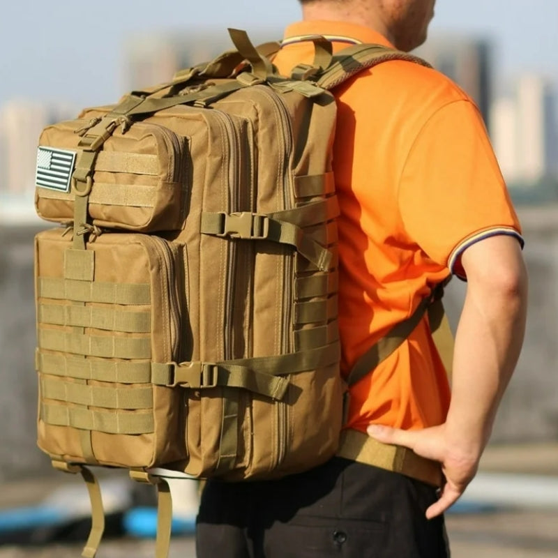 Hiking Backpack - Military: Heavy-Duty  for Hiking & Outdoor