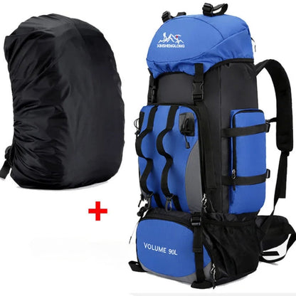 Hiking Backpack 90L: Large Waterproof Outdoor Rucksack for Trekking & Camping