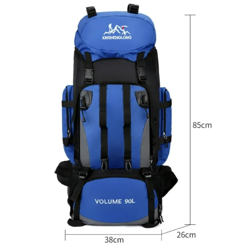 Hiking Backpack 90L: Large Waterproof Outdoor Rucksack for Trekking & Camping