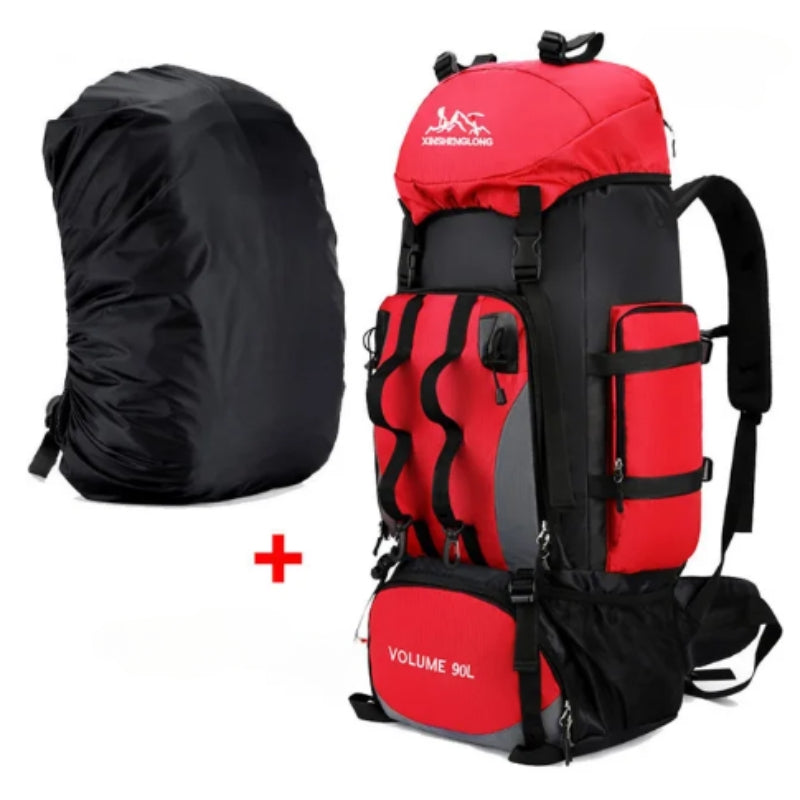 Hiking Backpack 90L: Large Waterproof Outdoor Rucksack for Trekking & Camping