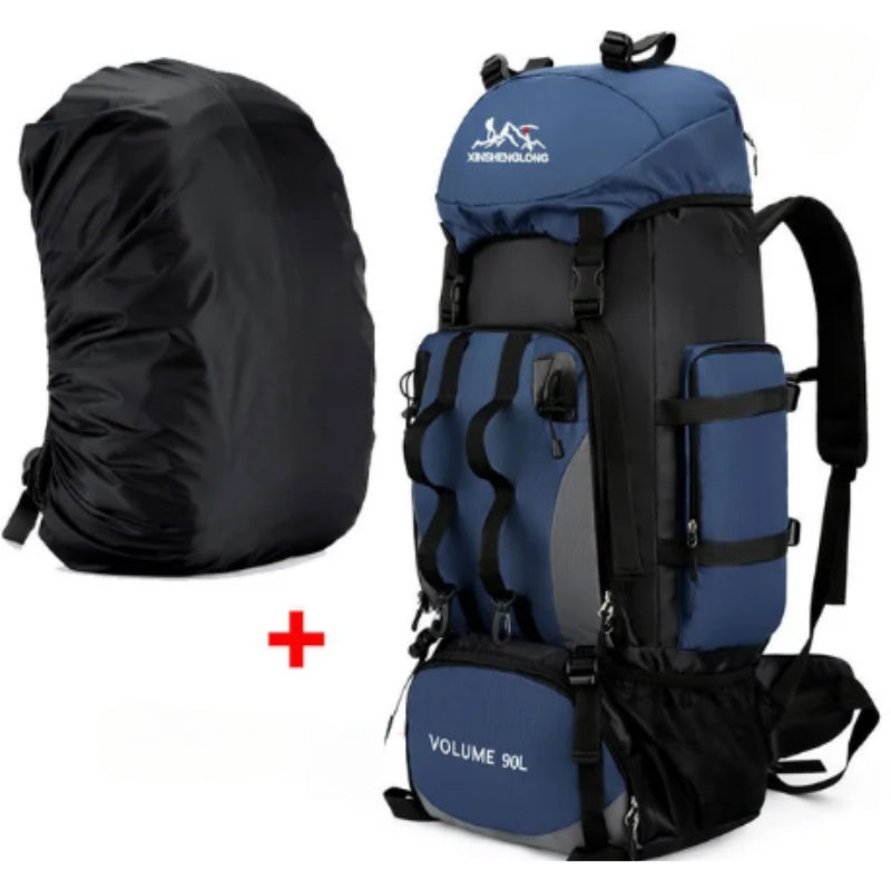 Hiking Backpack 90L: Large Waterproof Outdoor Rucksack for Trekking & Camping