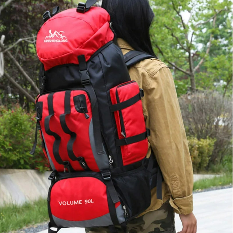 Hiking Backpack 90L: Large Waterproof Outdoor Rucksack for Trekking & Camping