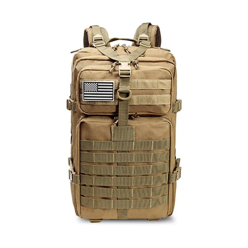 Hiking Backpack - Military: Heavy-Duty  for Hiking & Outdoor