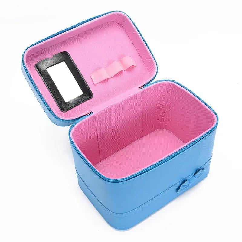 Vanity Case for Women - Compact & Stylish Travel Makeup Organizer